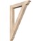 Ekena Millwork Traditional Traditional Smooth Bracket, Douglas Fir, 3 1/2"W x 26"D x 38"H BKT04X26X38TRA01SDF - alternate 1